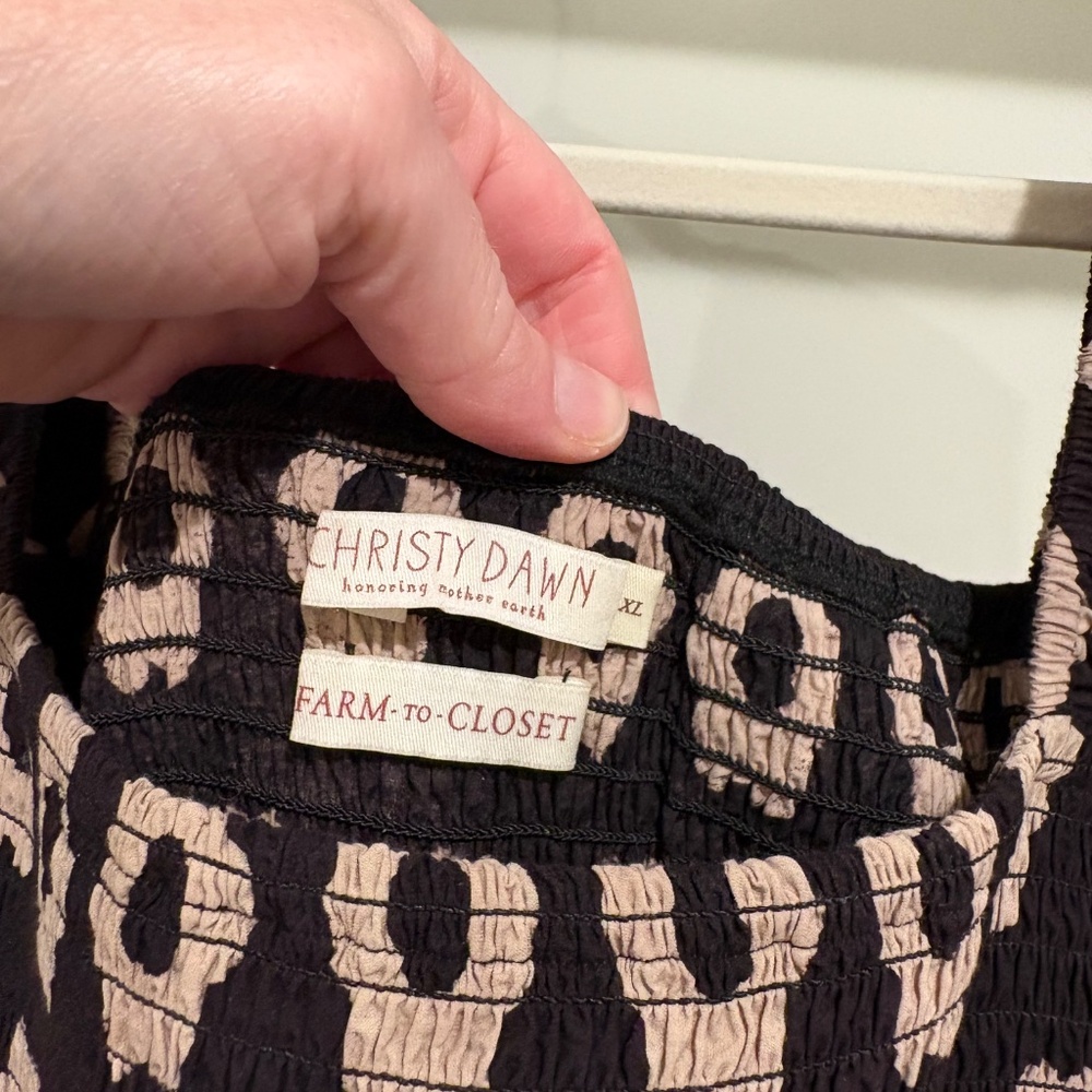 Christy Dawn Katrina Dress, Noir Daisy - Picture 3 of 3